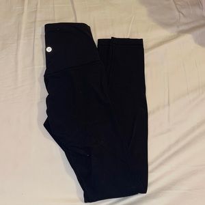 Lululemon black leggings size 2